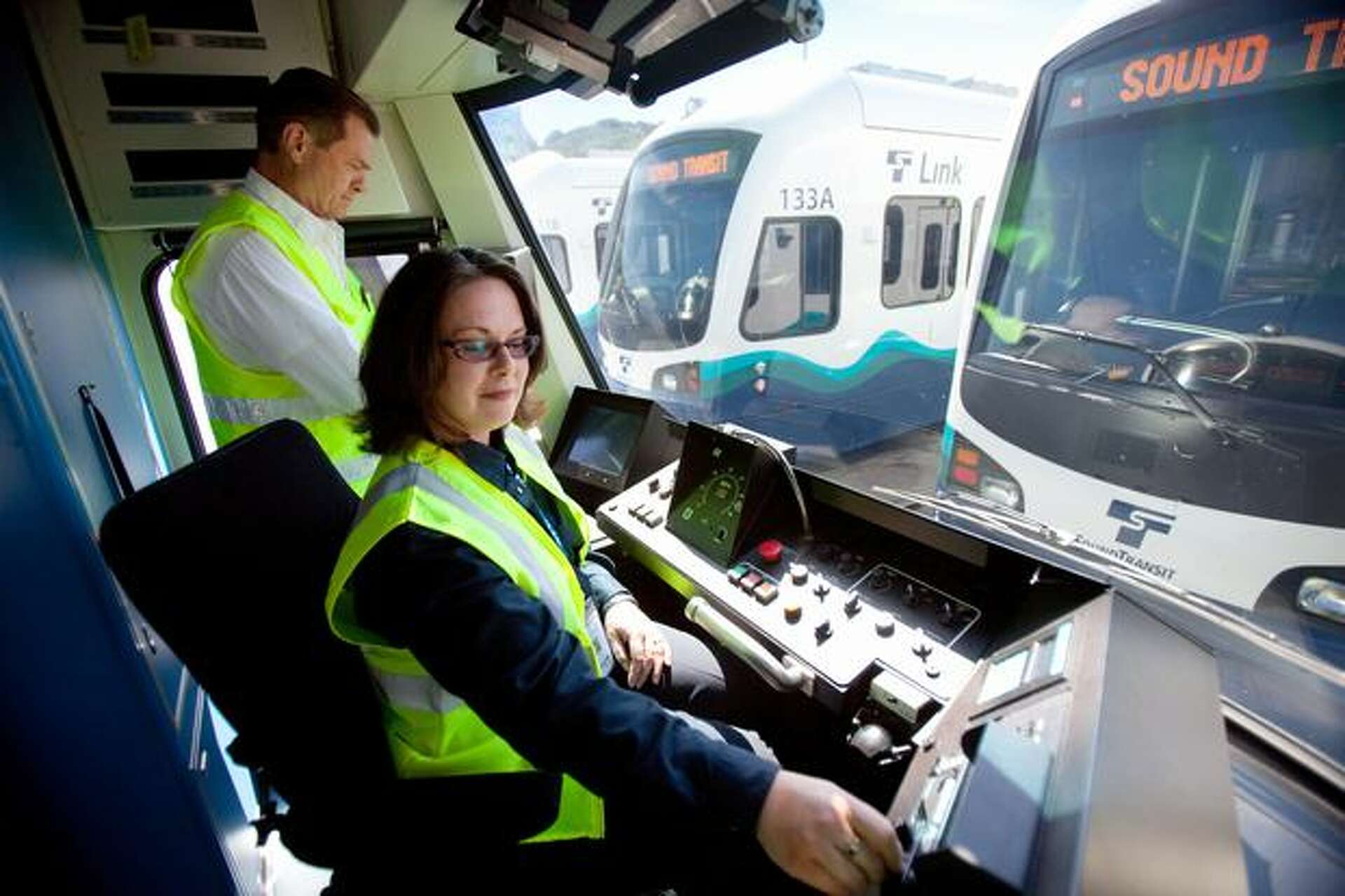 Former bus drivers get light rail on track for opening