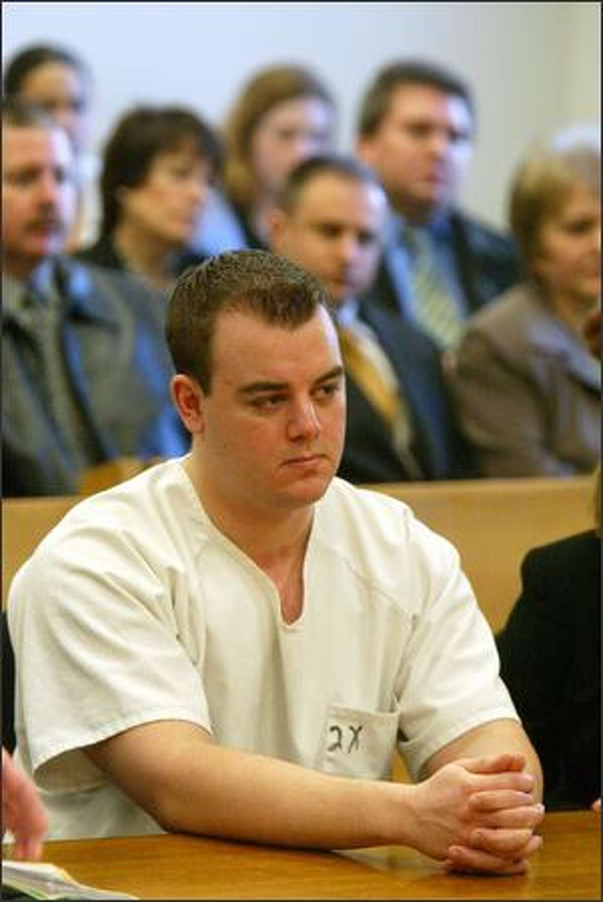 Conner Schierman sits in King County Superior Court in January 2007.
