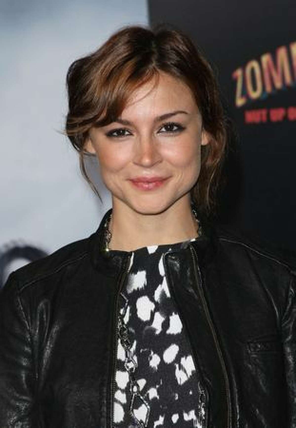 Actress Samaire Armstrong arrives at the Los Angeles premiere of Sony Pictures' "Zombieland" in Los Angeles, California.
