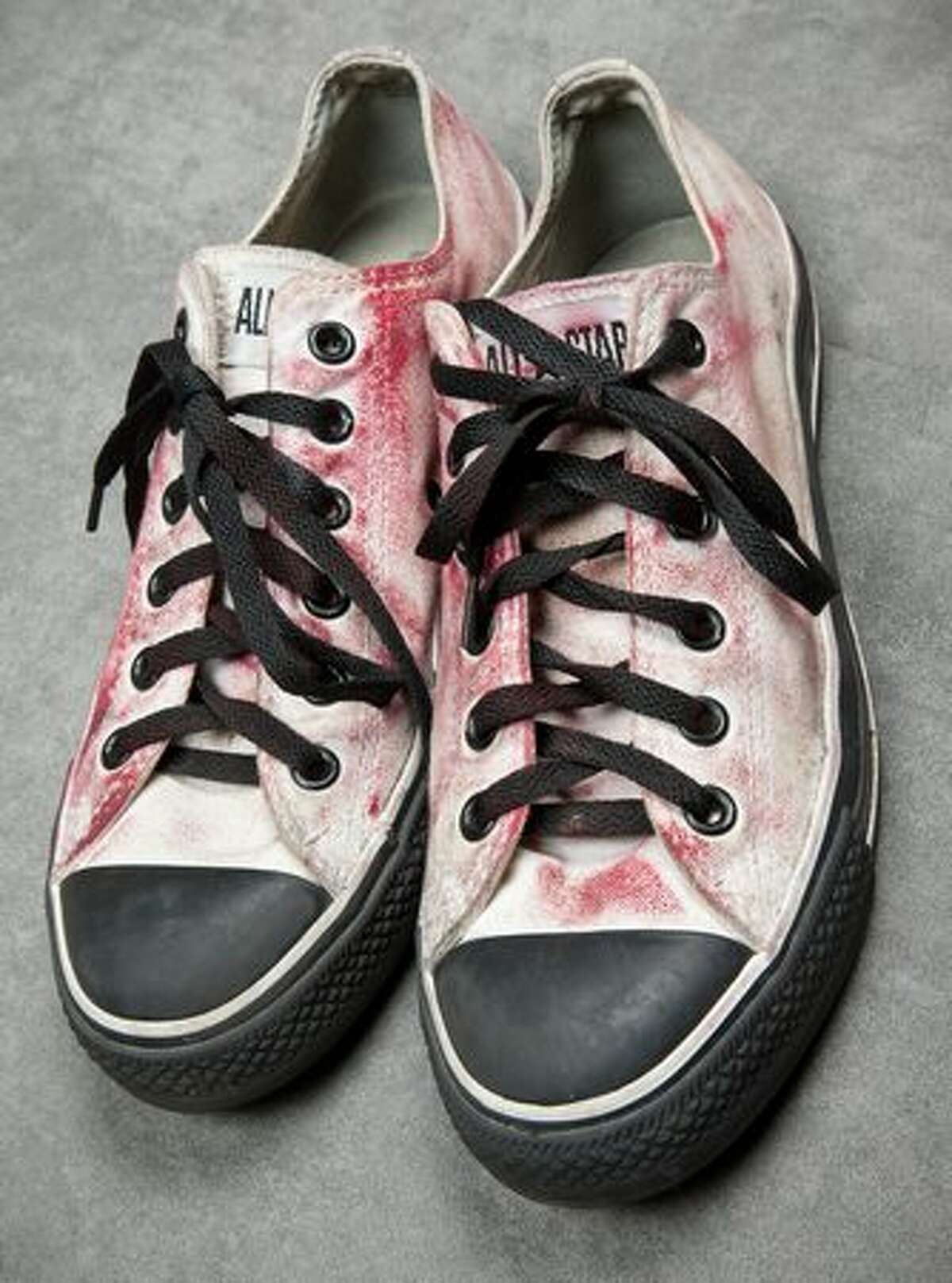 The shoes of William "wiL" Francis frontman for Seattle horrorcore upstarts Aiden. Worn during the "Taste of Chaos" tour in 2007.(Hard Rock International)