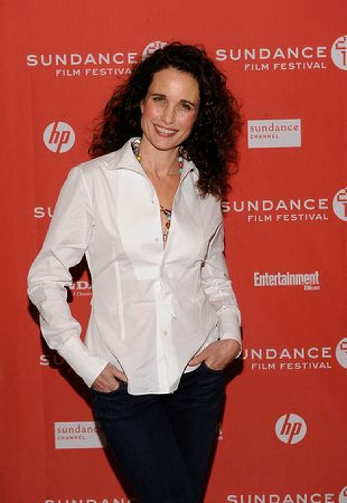 Actress Andie MacDowell attends "Howl" Premiere during the 2010 Sundance Film Festival at Eccles Theatre in Park City, Utah.