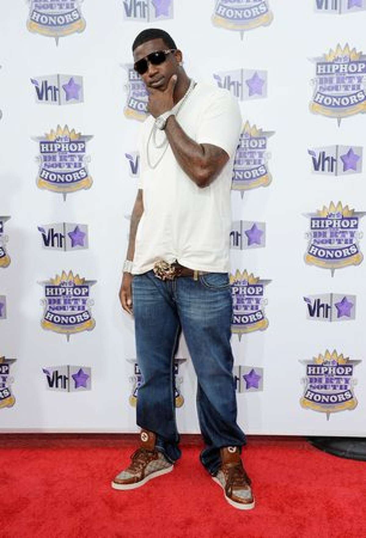 Rapper Gucci Mane attends 2010 VH1 Hip Hop Honors at Hammerstein Ballroom.