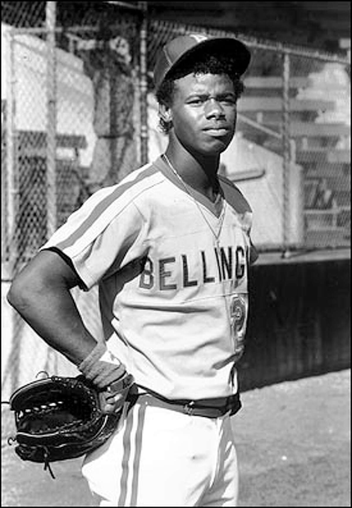 Griffey in the uniform of the Class A Bellingham Mariners, with which he started his professional career.