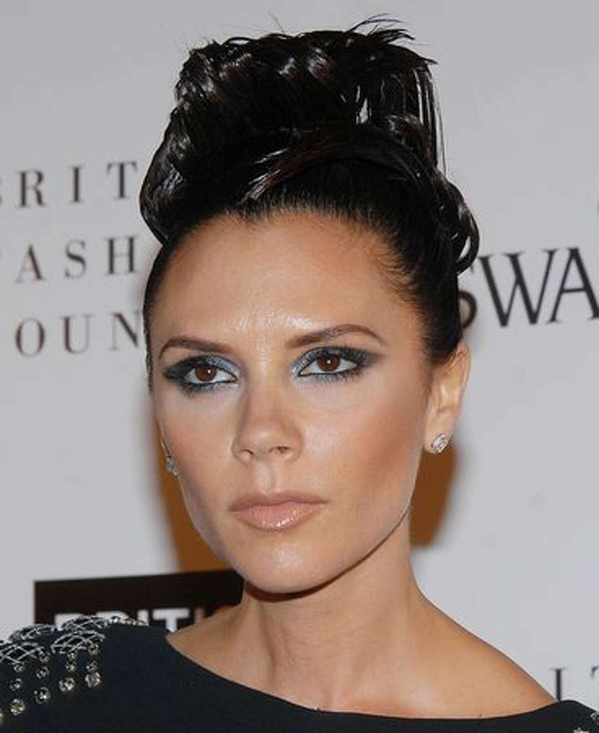 Victoria Beckham attends the British Fashion Awards at Royal Courts of Justice, Strand in London, England.