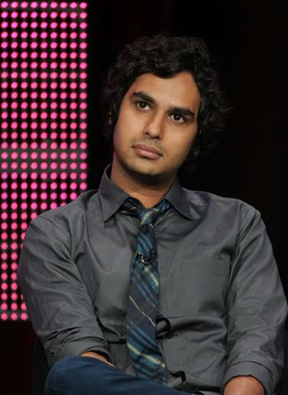 Actor Kunal Nayyar speaks at "The Big Bang Theory" panel during 2010 Summer TCA Tour Day 1 at the Beverly Hilton Hotel in Beverly Hills, California.