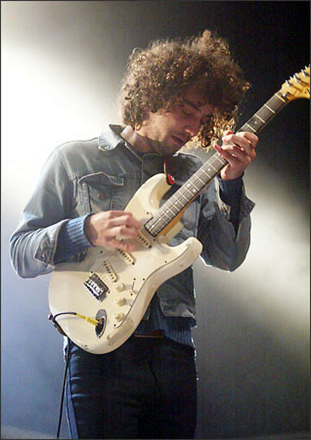 One of The Strokes two guitarists Albert Hammond Jr.