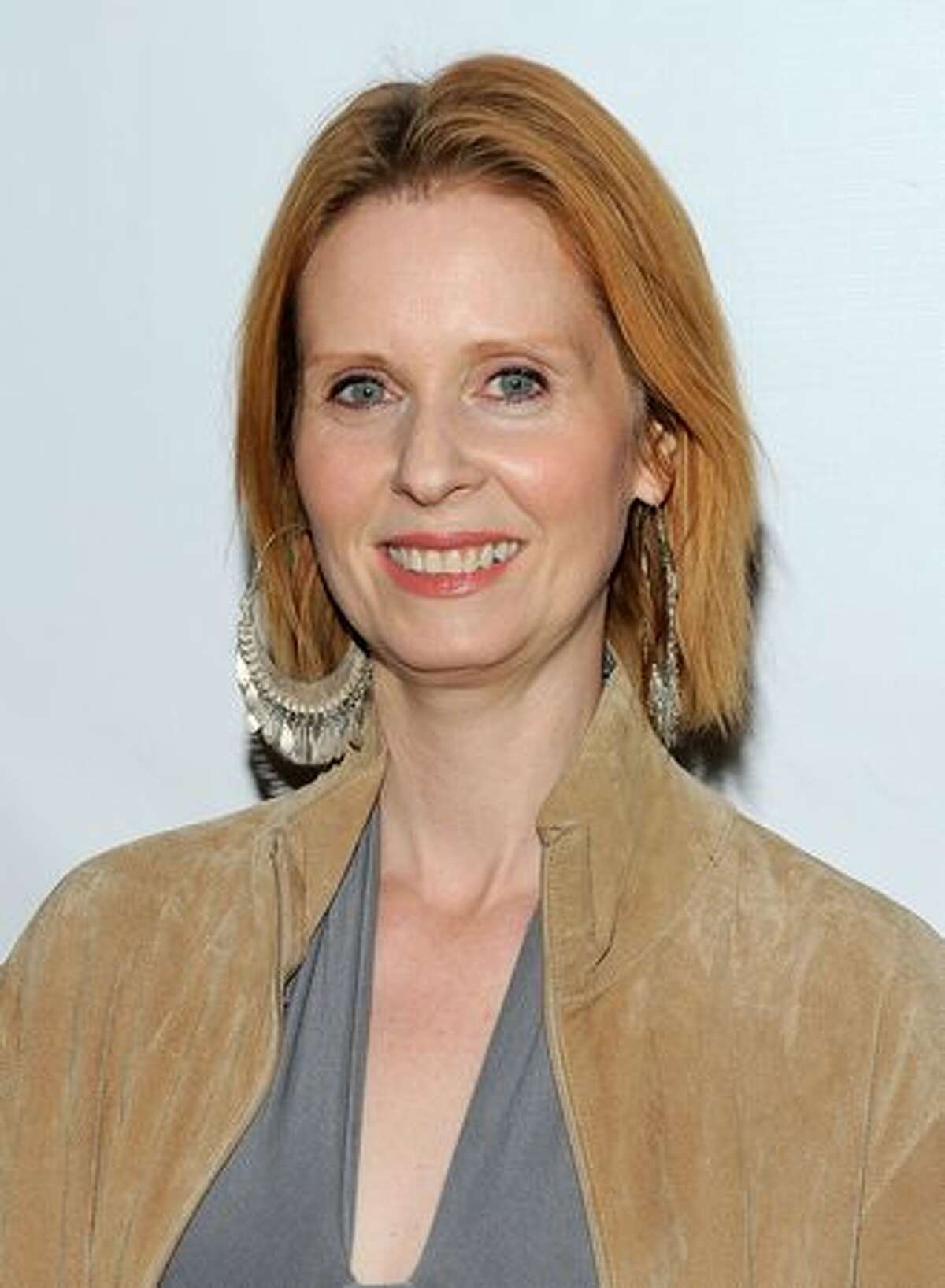 Actress Cynthia Nixon attends the Broadway opening of "RED" at the John Golden Theatre in New York City.