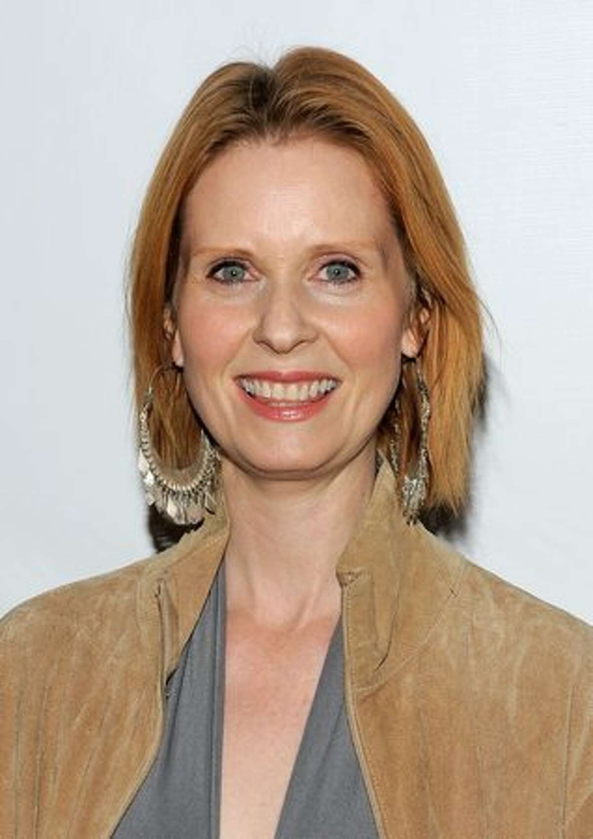 Actress Cynthia Nixon attends the Broadway opening of "RED" at the John Golden Theatre in New York City.