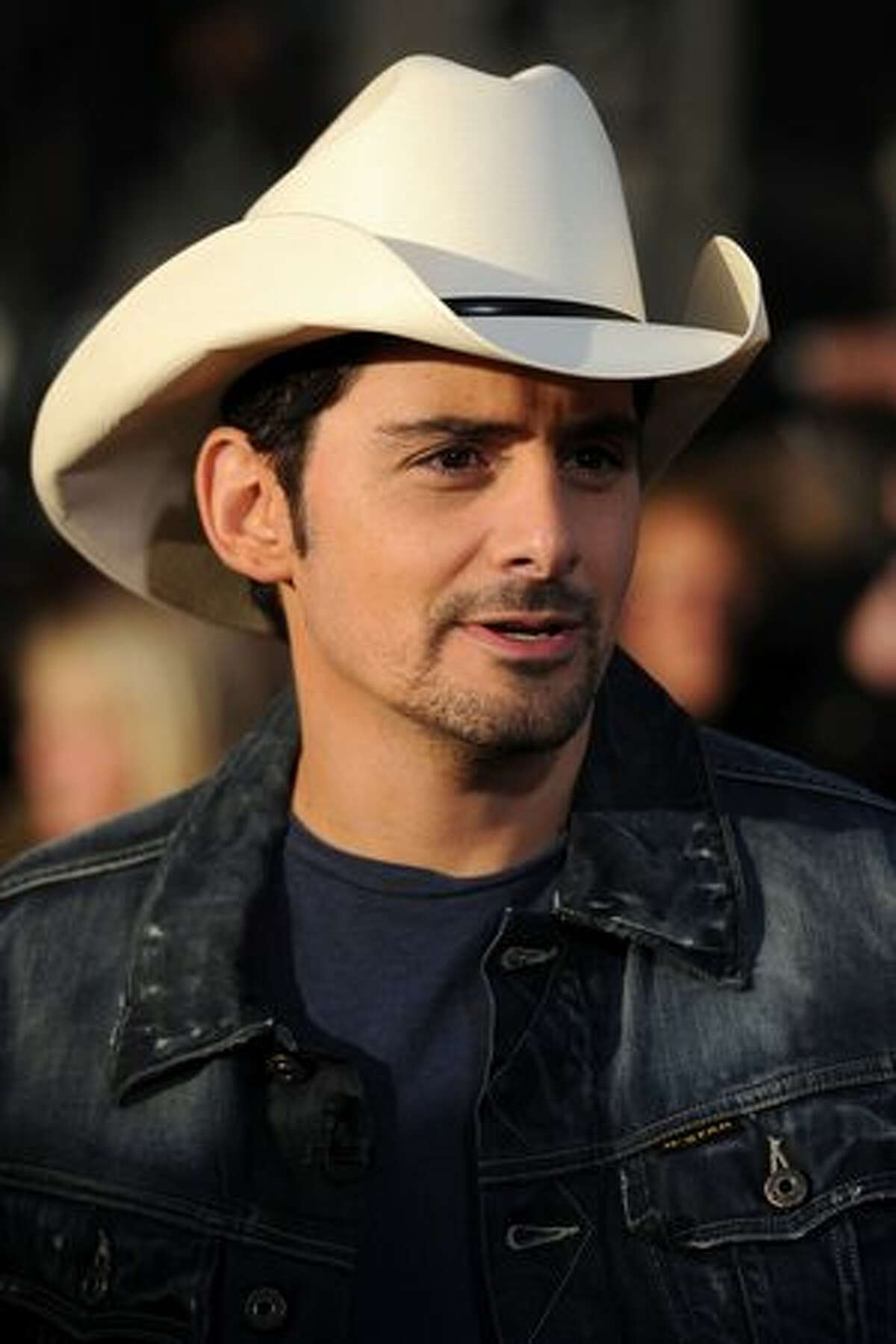 Musician Brad Paisley appears on ABC's Good Morning America at Bridgestone Arena on Wednesday in Nashville, Tennessee.