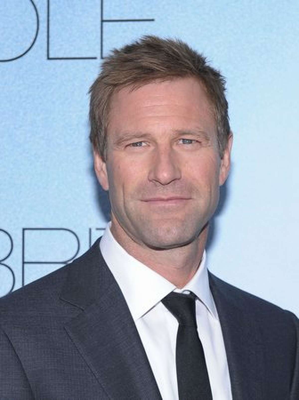 Actor Aaron Eckhart attends the premiere of "Rabbit Hole" at the Paris Theatre in New York City.
