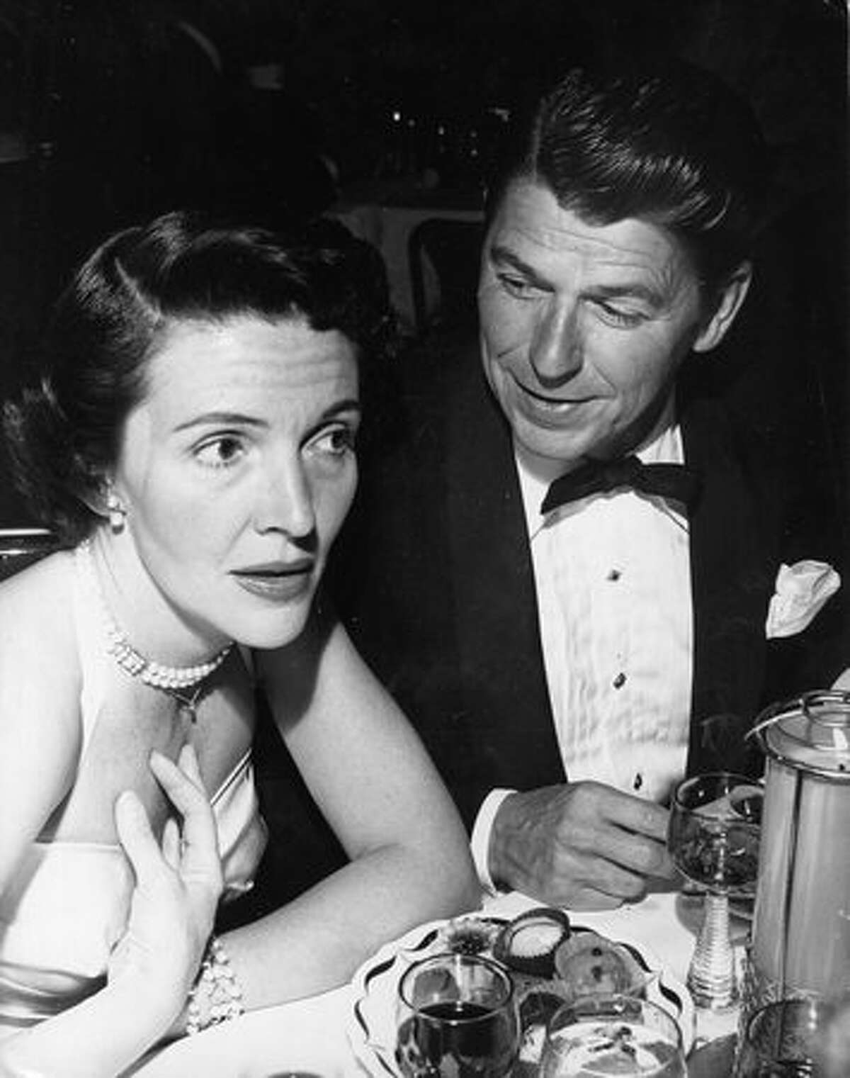 Ronald Reagan with his wife, Nancy Davis Reagan.
