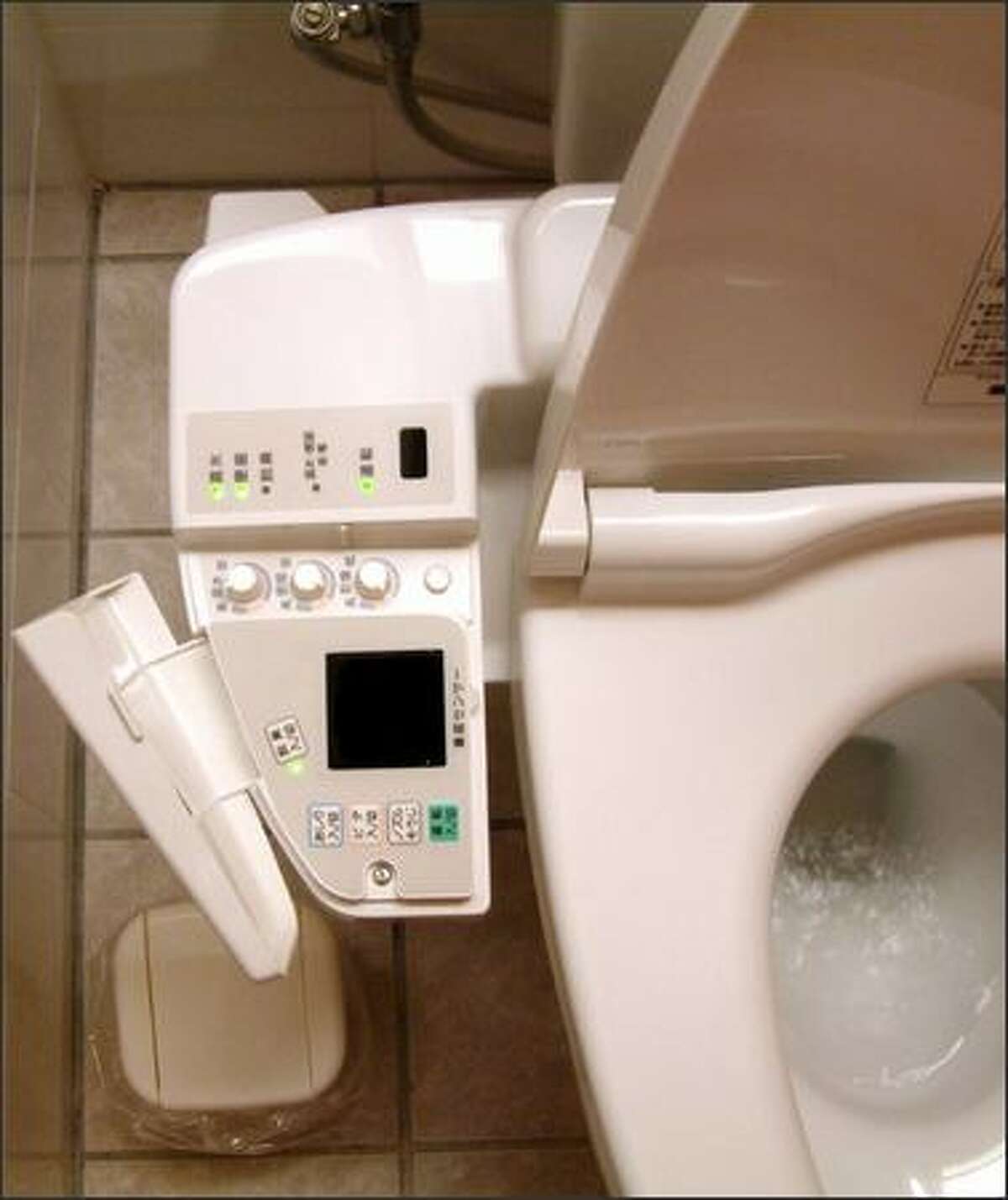 Japan's futuristic commodes give visitors a high-tech ride.