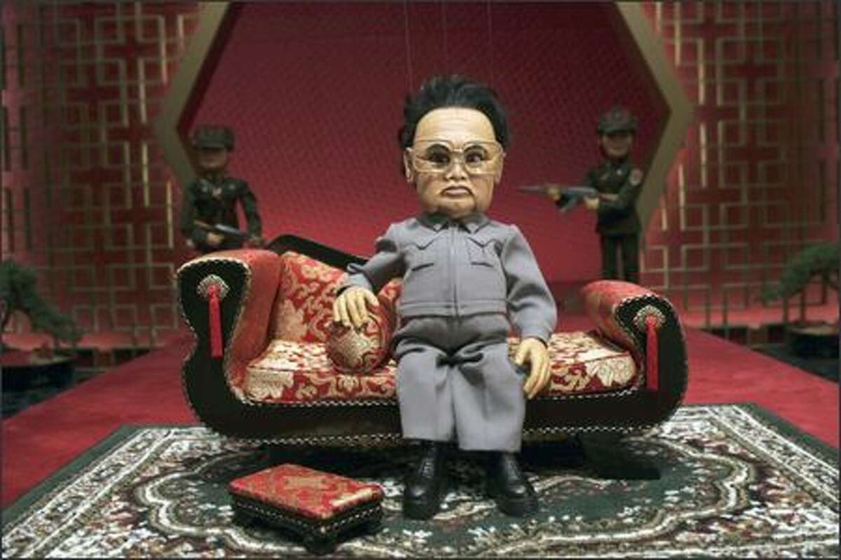 North Korea dictator Kim Jong Il is spoofed.