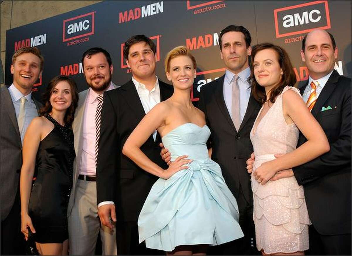 The cast and crew of 'Mad Men' attend the premiere of 'Mad Men - Season 2' at the Egyptian theater on Monday in Los Angeles, Calif.