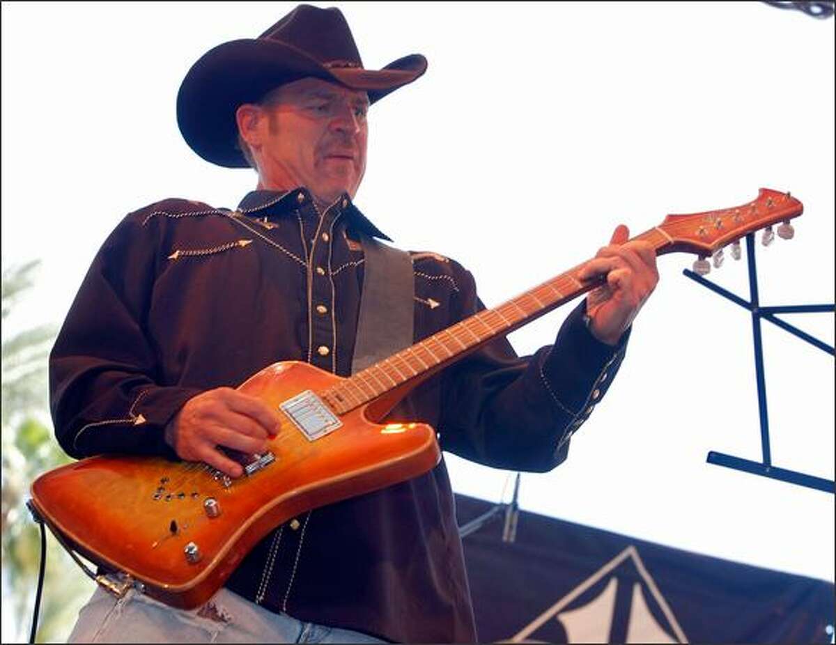 Musician John Linn of the John Linn Band performs onstage during day one of California's Stagecoach Country Music Festival held at the Empire Polo Club in Indio, Calif., on Saturday, April 25, 2009.