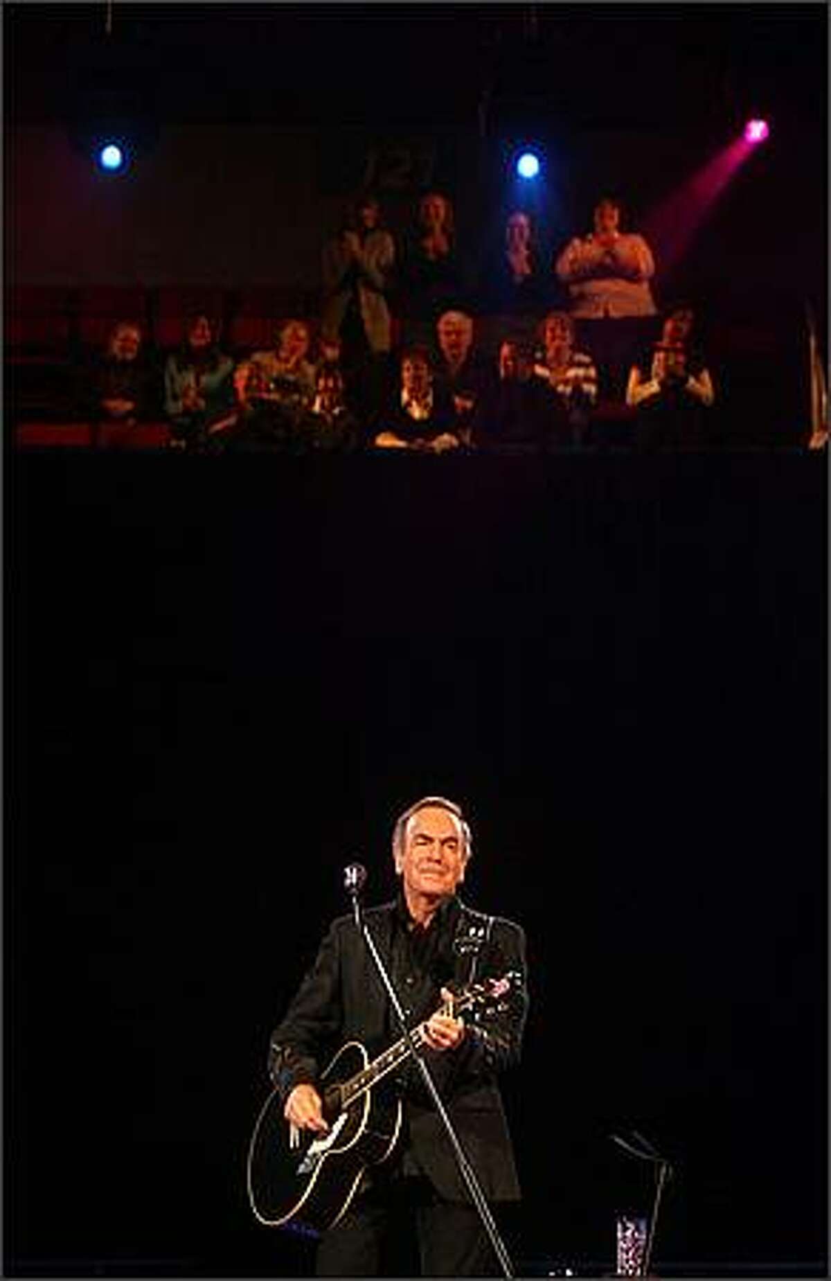 Neil Diamond performs at Key Arena.