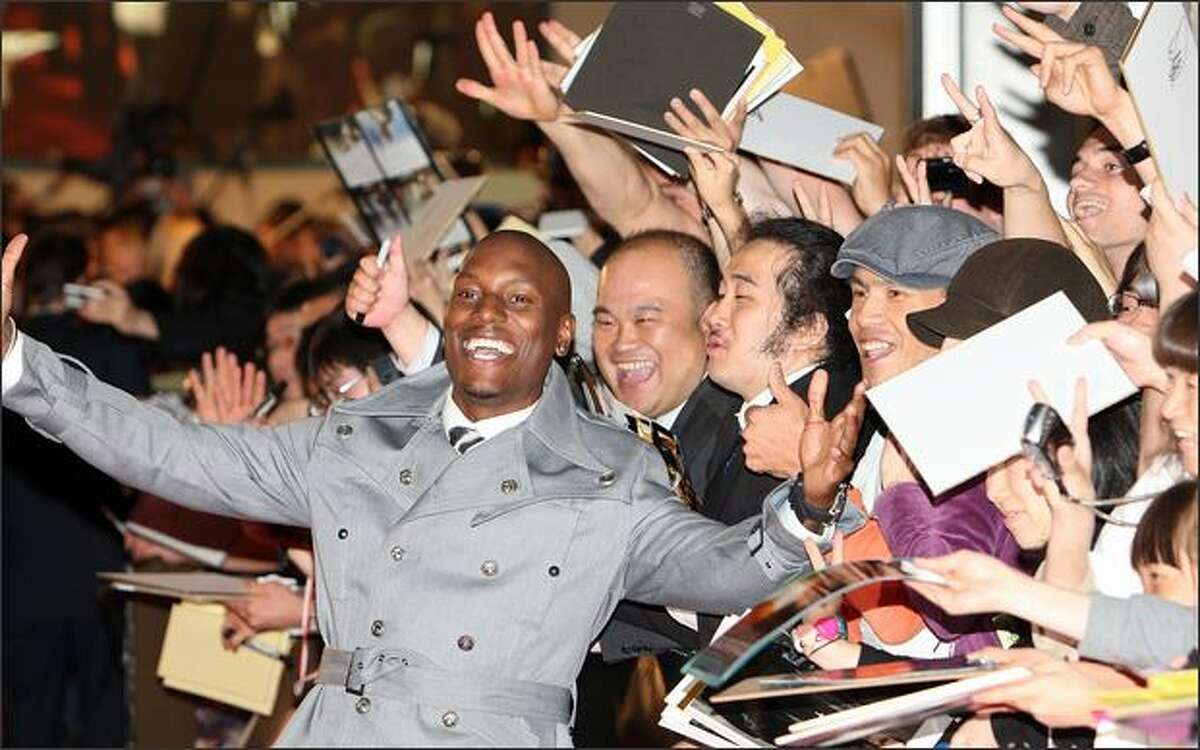 Actor Tyrese Gibson attends the "Transformers: Revenge of the Fallen" World Premiere at Roppongi Hills in Tokyo, Japan. The film will open on June 19 in Japan.