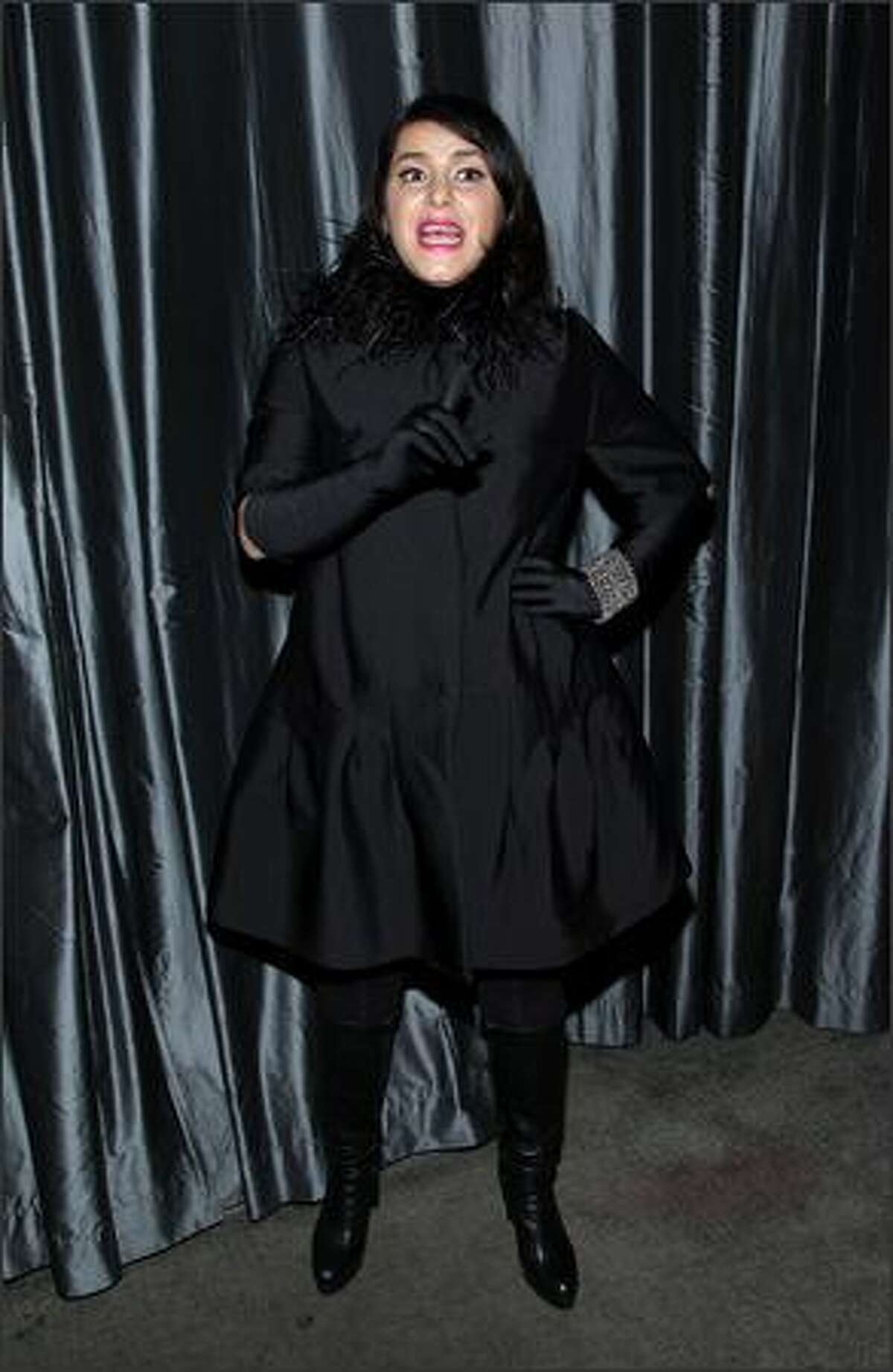Writer Marjane Satrapi attends the 2007 New York Film Critic's Circle Awards at Spotlight in New York City.