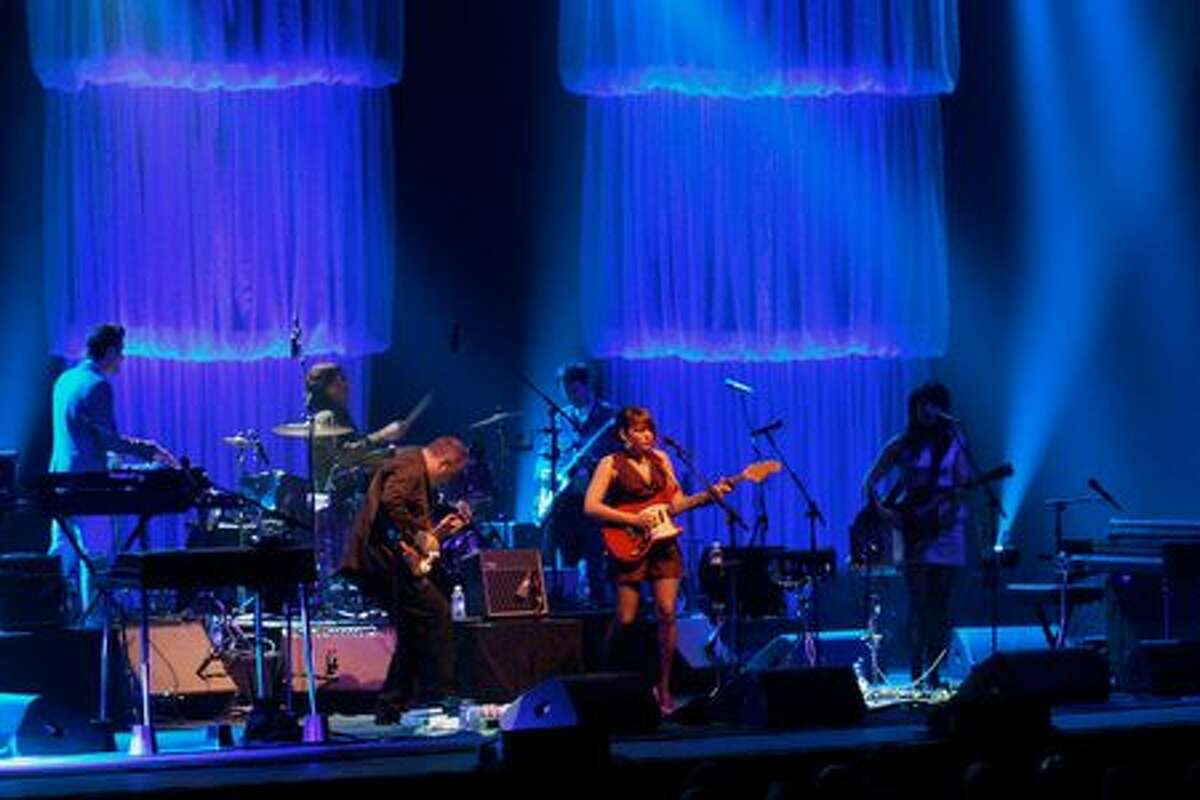 Norah Jones performing at the Paramount Theatre on April 18, 2010.