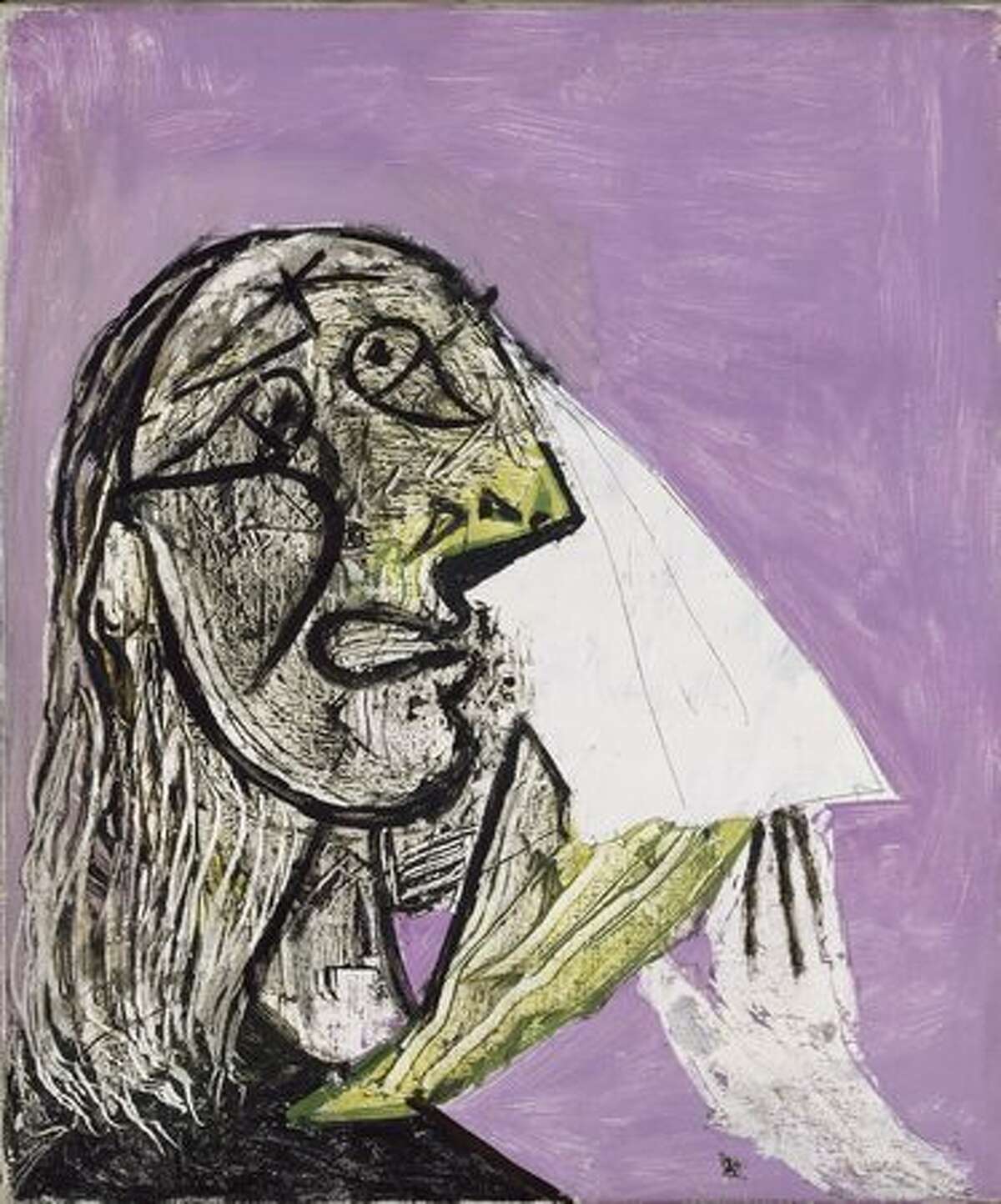 Weeping Woman, 1937. Oil on canvas, 55.3 x 46.3 cm.