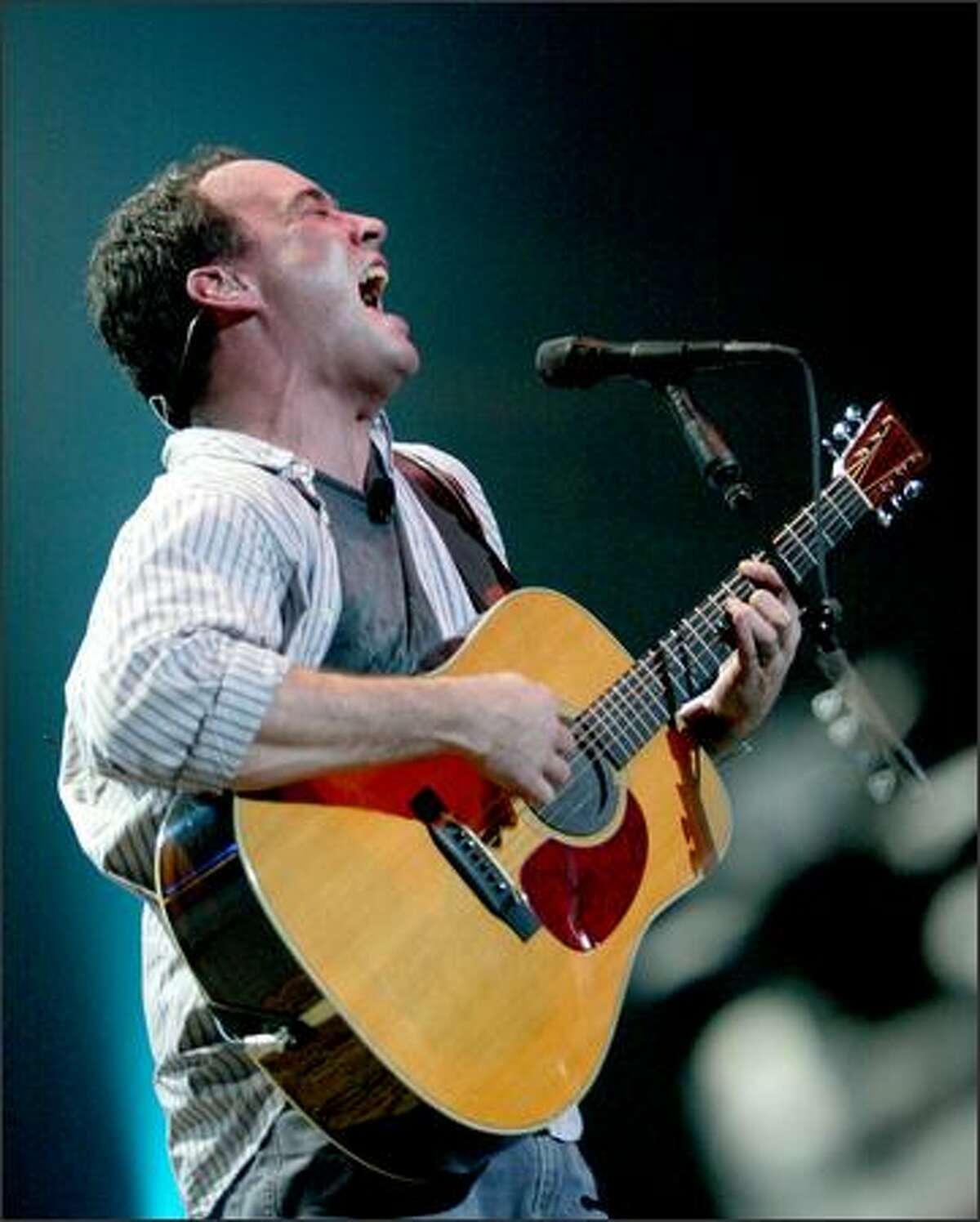 Dave Matthews performs at the KeyArena.