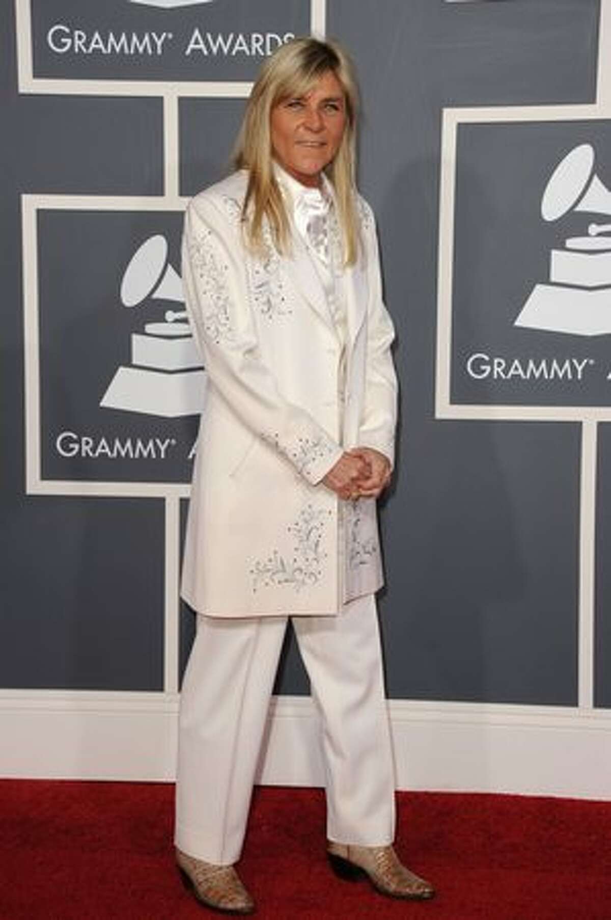 Jett Williams arrives at The 53rd Annual GRAMMY Awards held at Staples Center in Los Angeles, California.