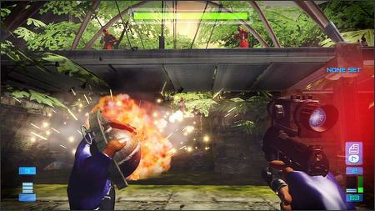 An image from Perfect Dark Zero. (Microsoft Game Studios)