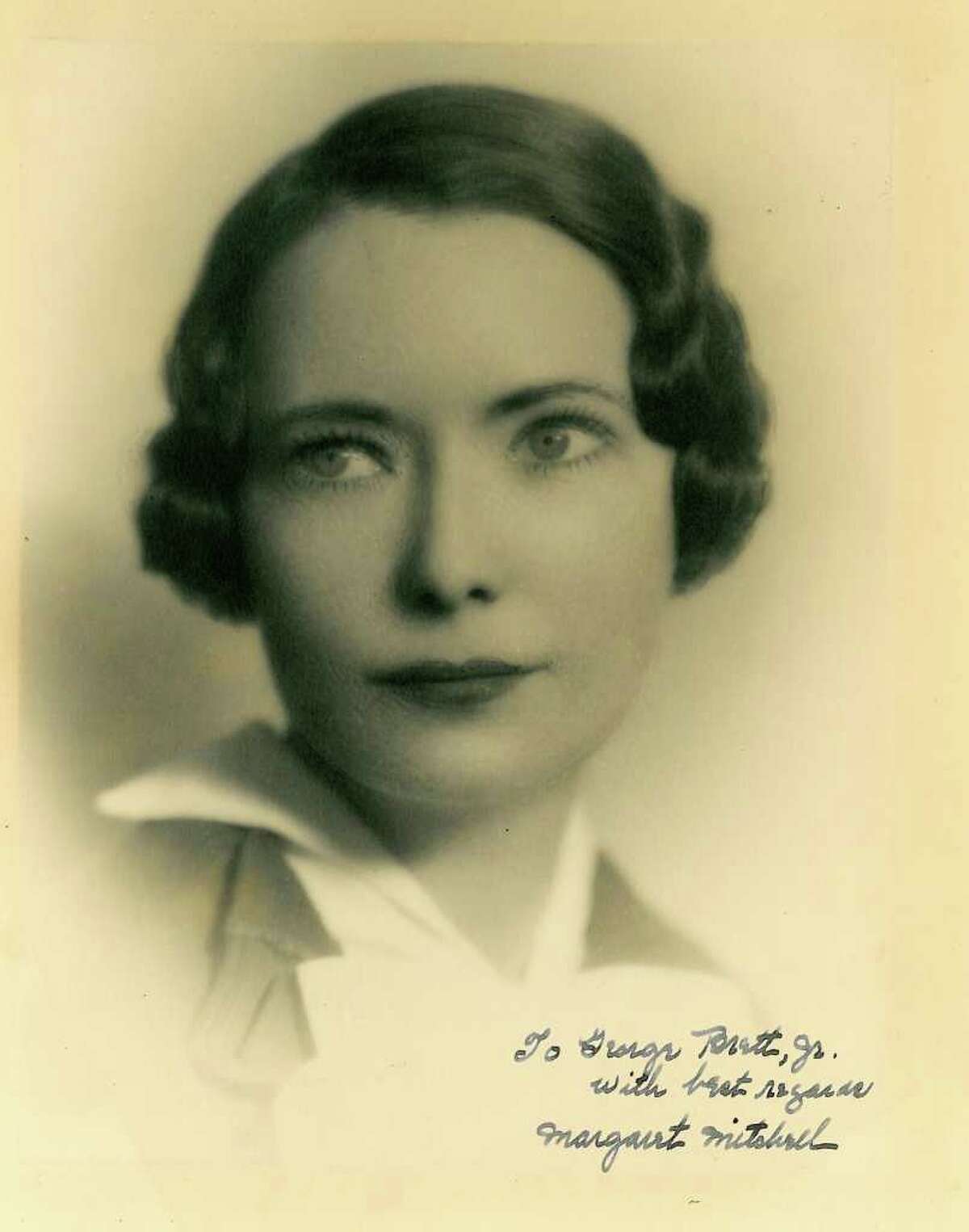Portrait of Margaret Mitchell, author of the final typescript of the novel, “Gone With the Wind”