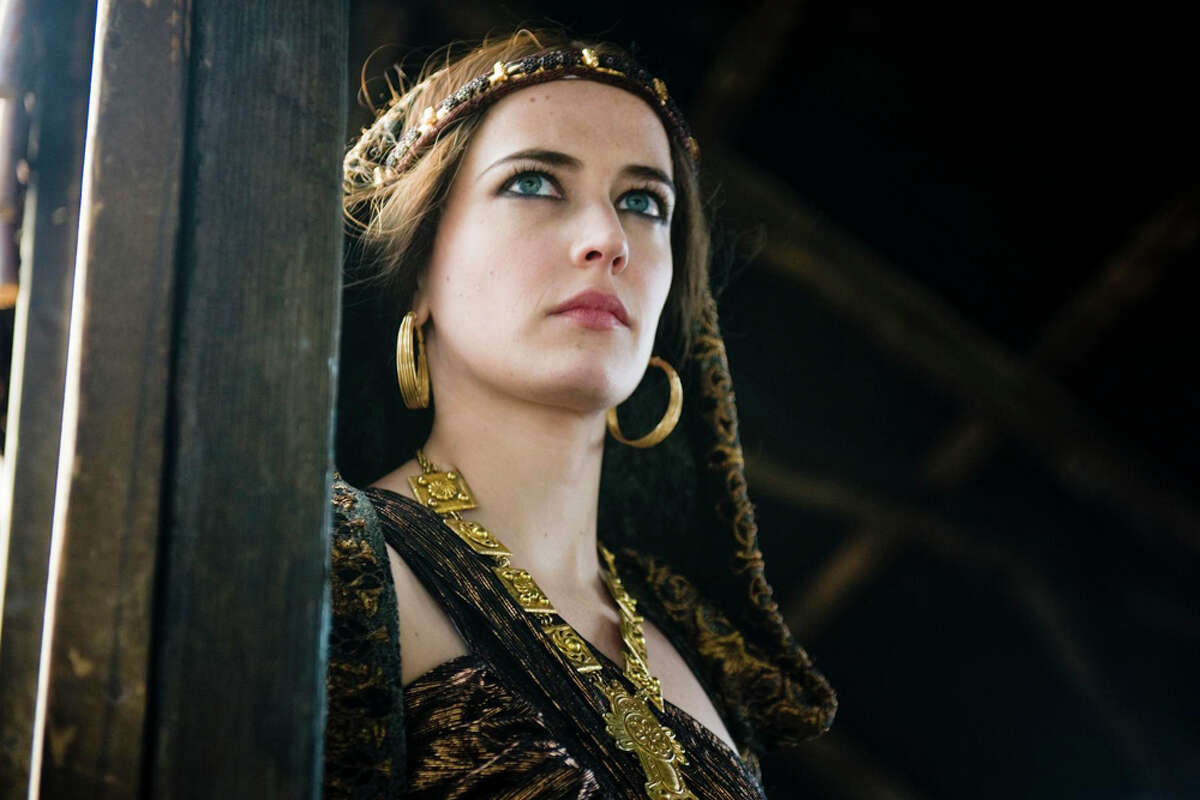 Eva Green (above) plays Morgan, Arthur's sorceress half-sister, in the Satarz series, "Camelot." STARZ MEDIA