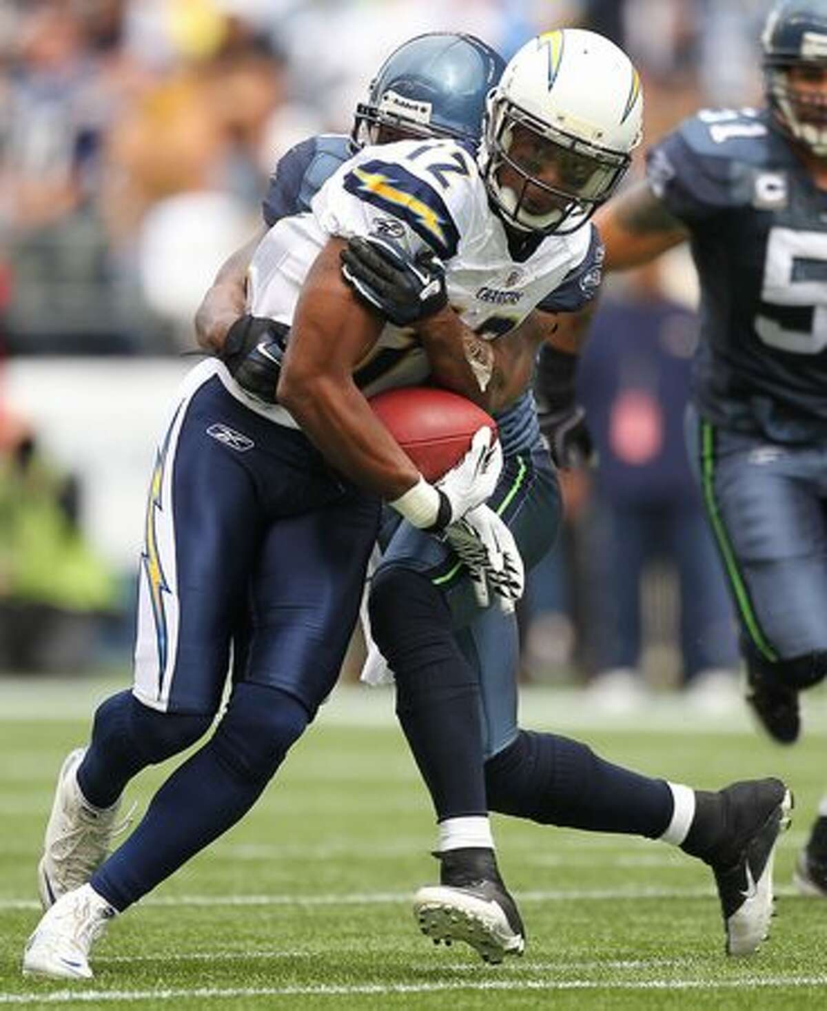 San Diego Chargers wide receiver Patrick Crayton (12) during an