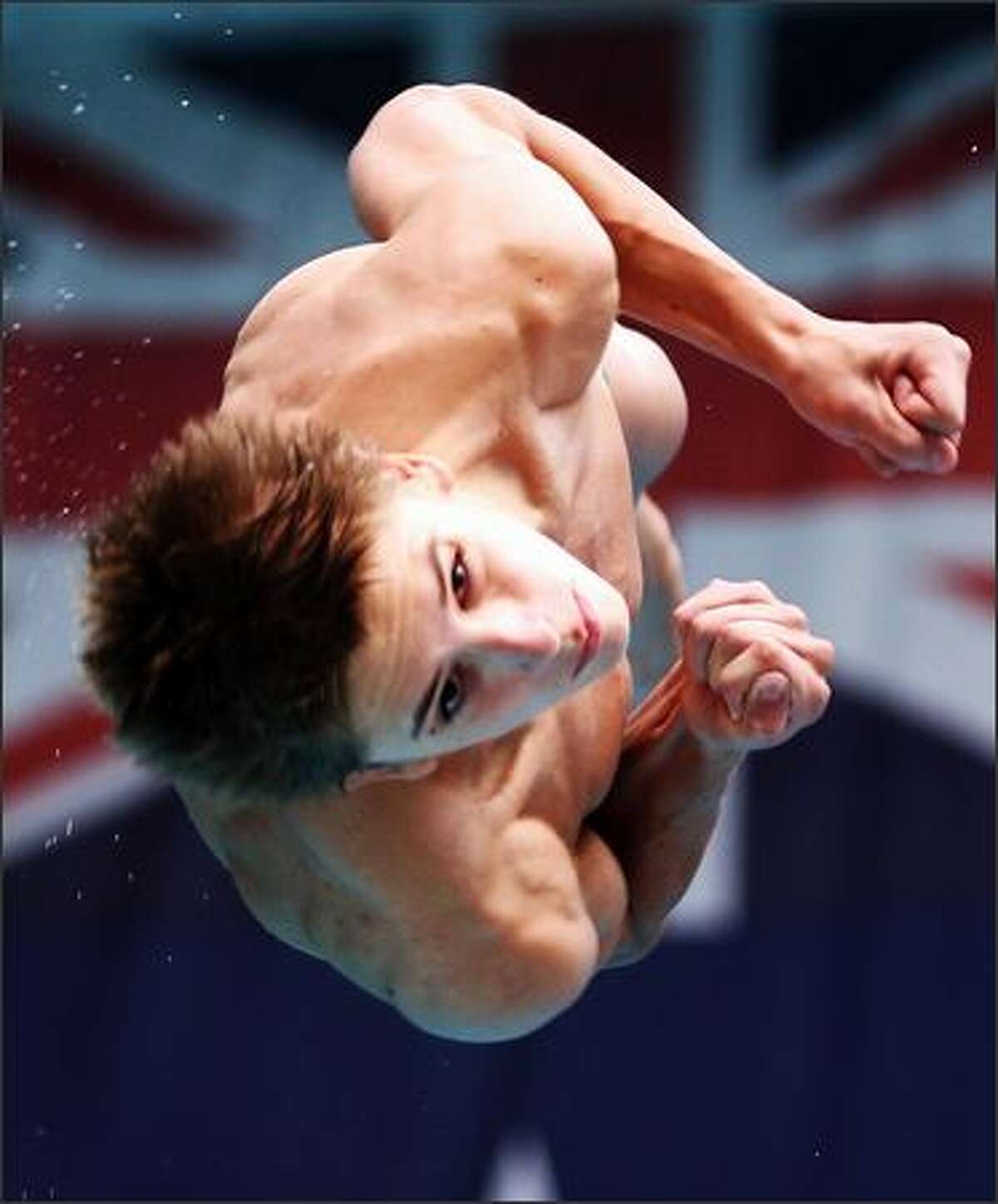 Luke Hayes of Victoria competes in the final of the mens 1m during day one of the 2008 Australian Diving Championships at North Adelaide Aquatic Centre in Adelaide, Australia. Photo by Simon Cross/Getty Images
