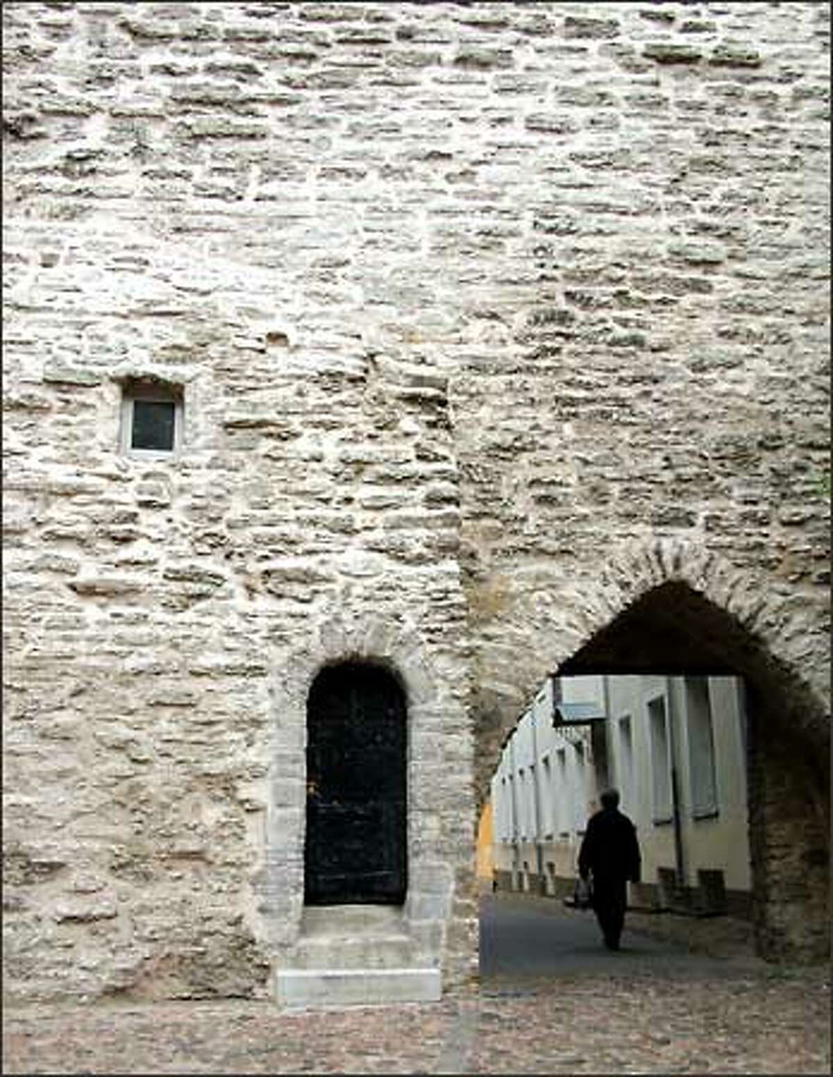 At the heart of Tallinn, Estonia, lies one of the best-preserved medieval towns in Europe. More than a mile and a half of the original stone wall still stands guard around a city full of meandering cobblestone streets. Cobblestone, by the way, looks really quaint and all but isn't particularly comfortable to walk on.