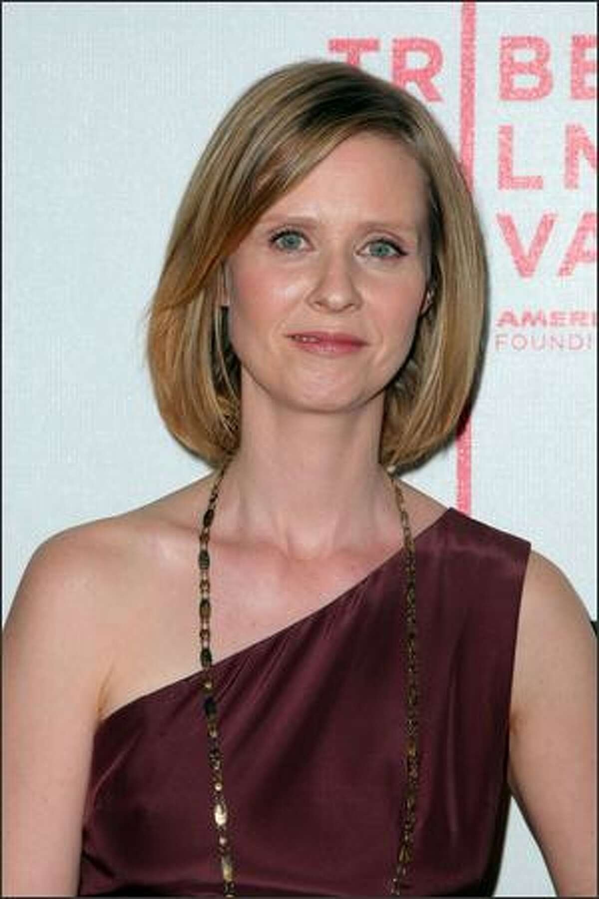 Cynthia Nixon attends the premiere of "An Englishman in New York"...