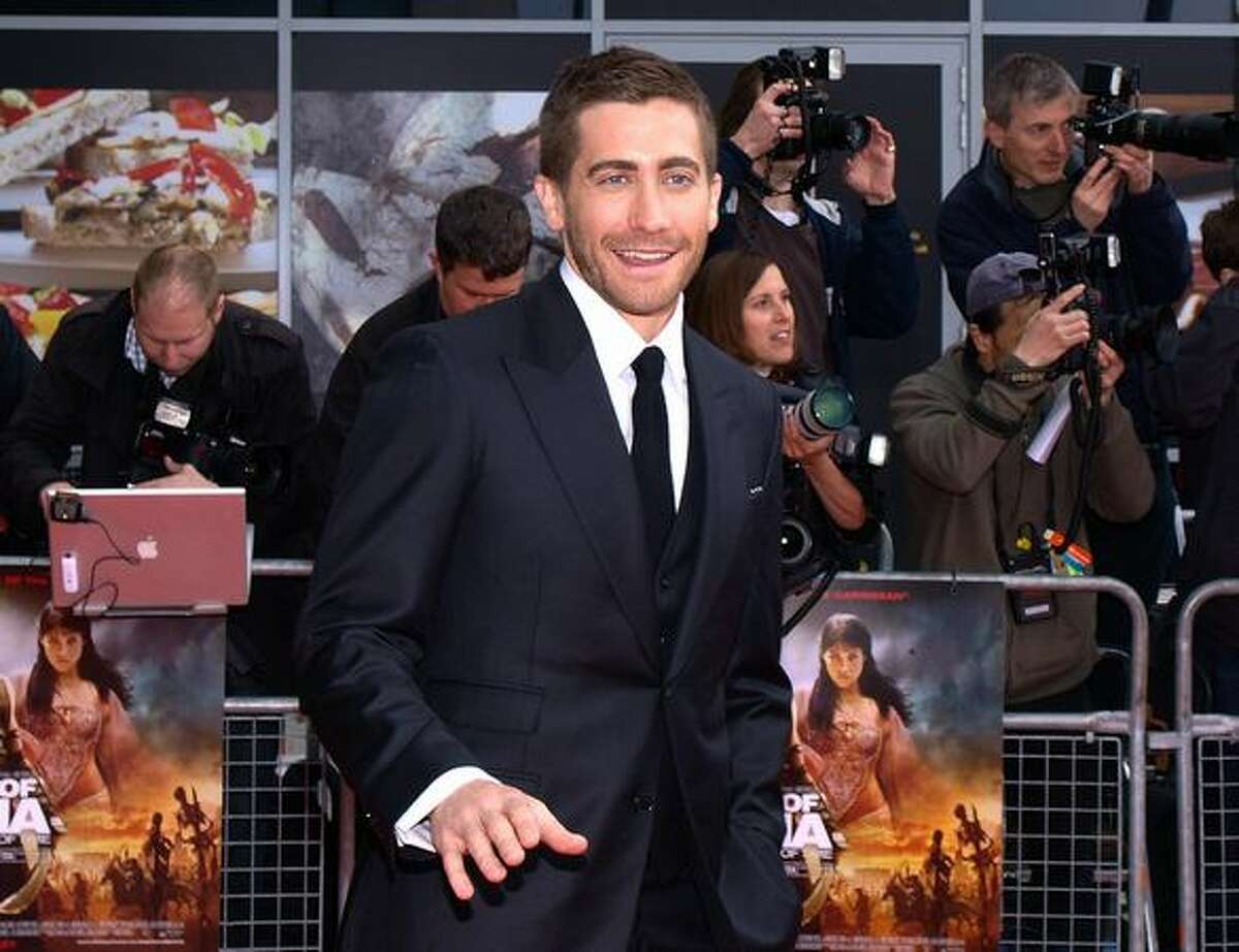 US actor Jake Gyllenhal arrives for the World Premiere of his latest film, "The Prince of Persia - The Sands of Time" in West London on Sunday, May 9.