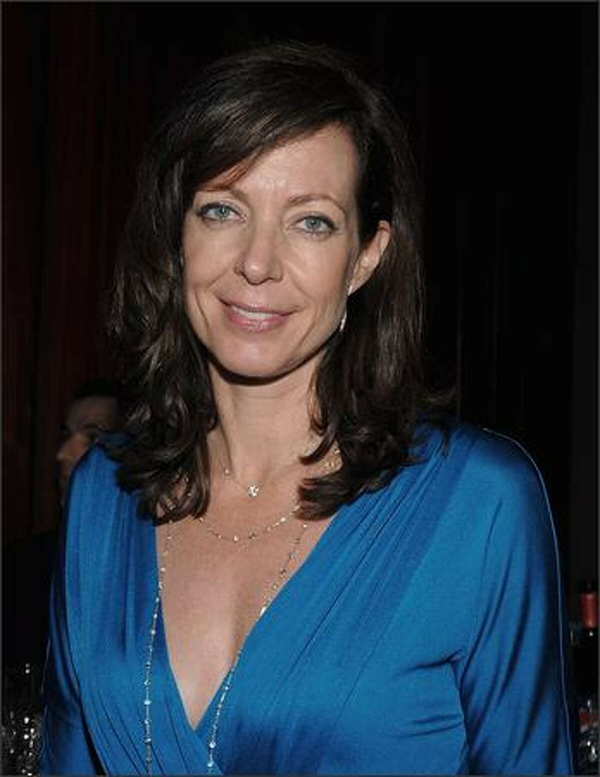 Actress Allison Janney attends the after party celebrating Paul Newman's Hole in the Wall Camps at Alice Tully Hall in New York City.