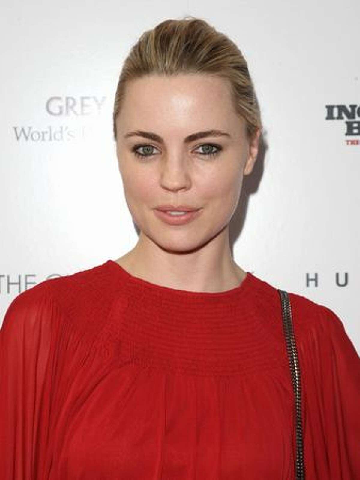 Actress Melissa George attends The Cinema Society & Hugo Boss screening of "Inglourious Basterds" at SVA Theater in New York City.