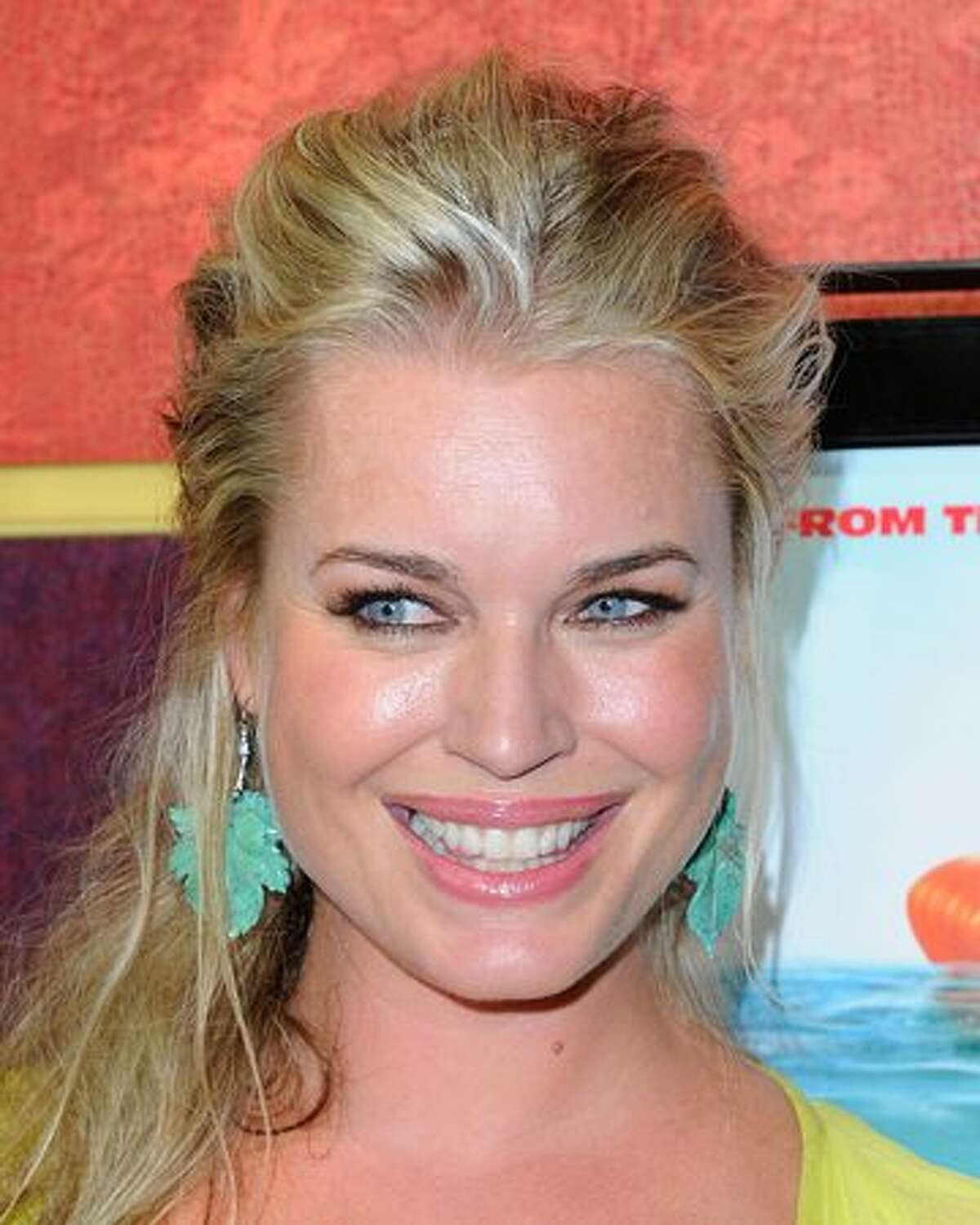 Actress Rebecca Romijn arrives at the premiere of The Weinstein Company's "Piranha 3D" at the Mann's Chinese 6 Theatre in Hollywood, California.