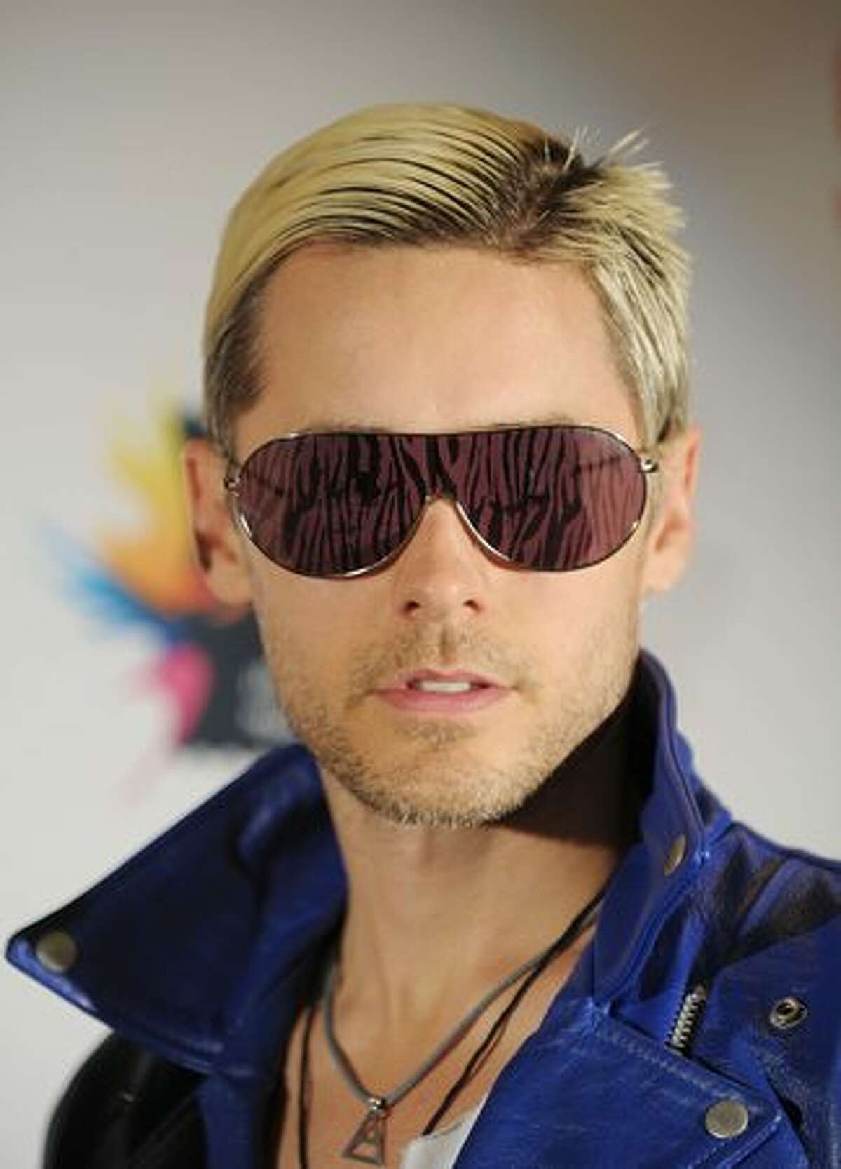 Singer and actor Jared Leto of 30 Seconds to Mars takes part in the 2010 MTV World Stages press conference in Mexico City, Mexico.