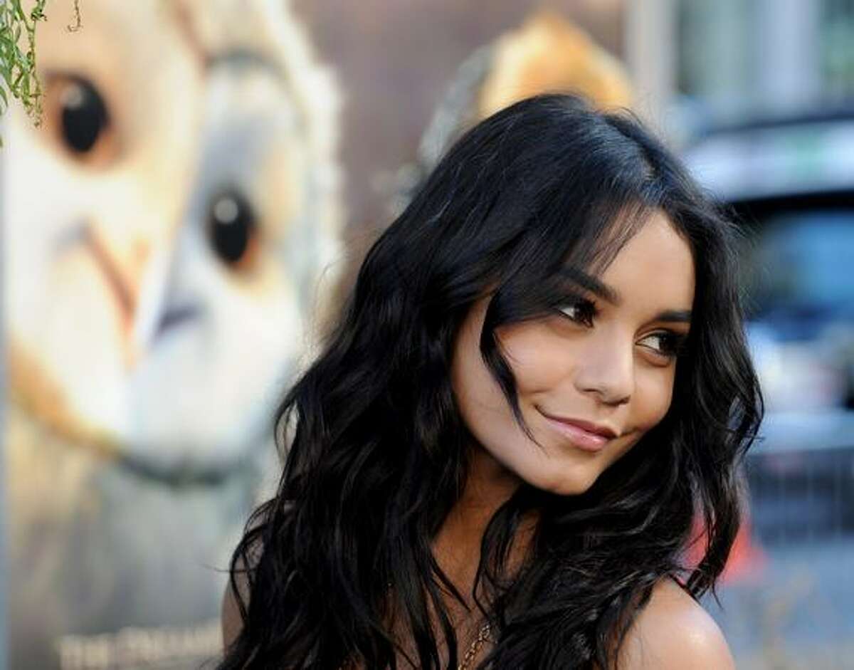 Actress Vanessa Hudgens arrives at the premiere of Warner Bros. "Legend of The Guardians: The Owls of Ga'Hoole" at the Chinese Theater in Los Angeles, California.