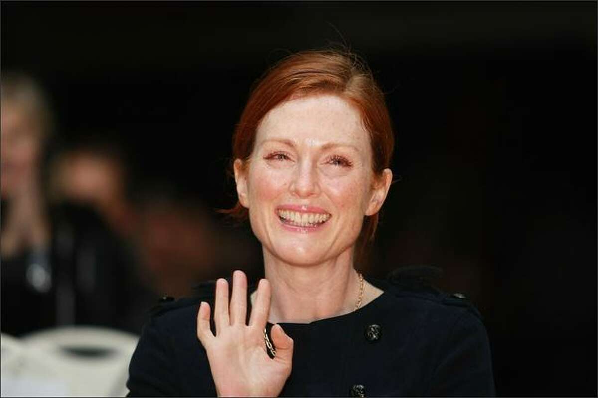 Actress Julianne Moore attends 2008 Tropfest NY at the World Financial Center Plaza in New York City.