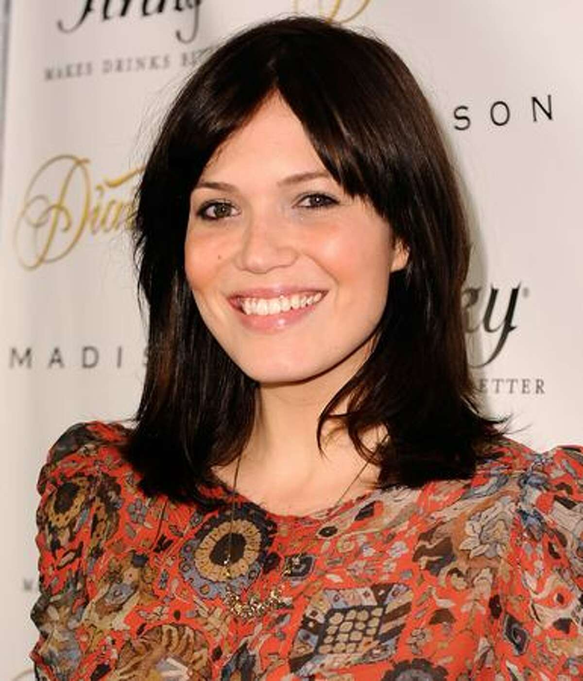 Actress/singer Mandy Moore arrives at the Madison and Diavolina Launch party in Los Angeles, California.