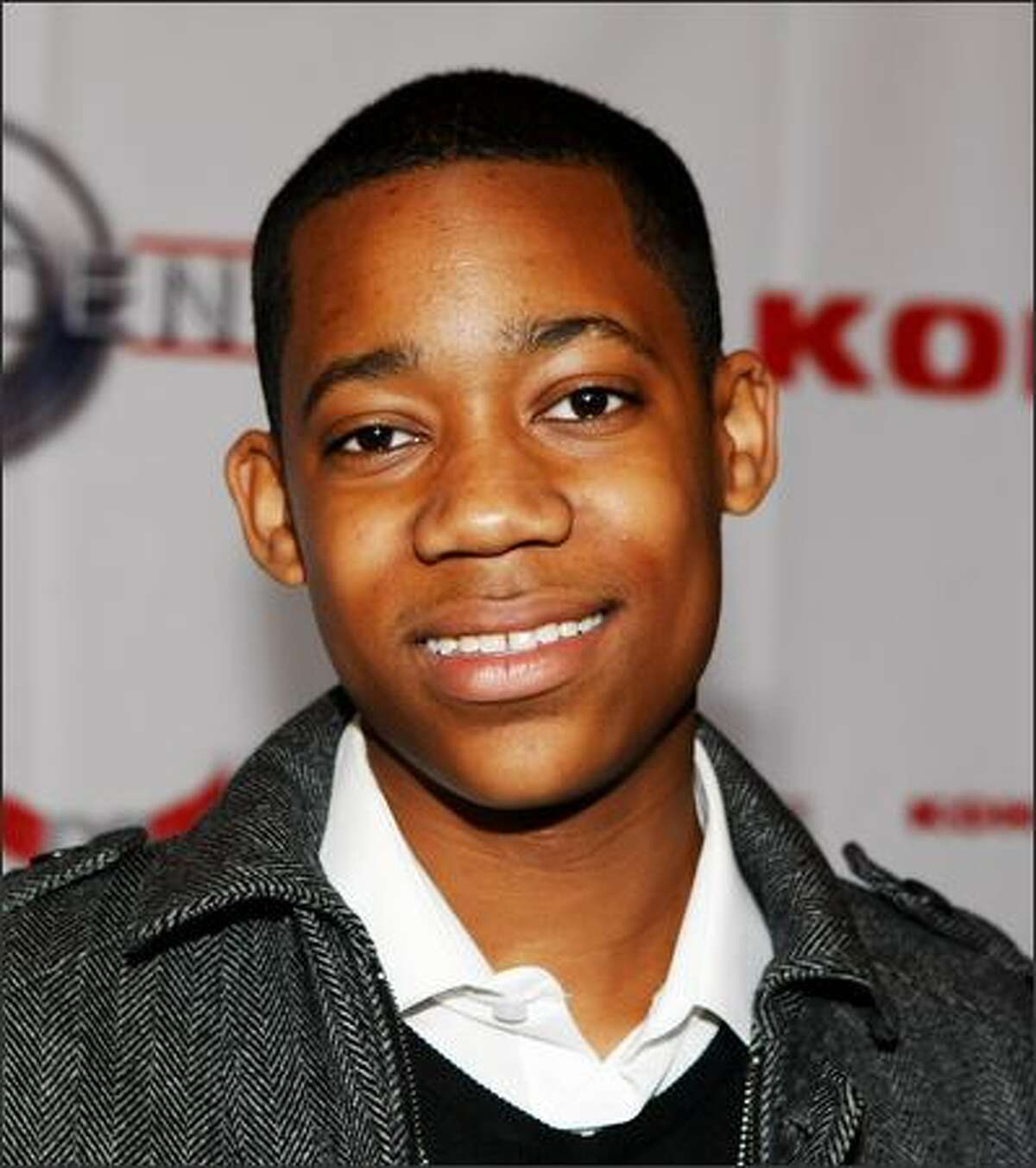 Actor Tyler James Williams attends the 14th Annual Christmas In The City Giveaway at the Galen Center in Los Angeles, California.