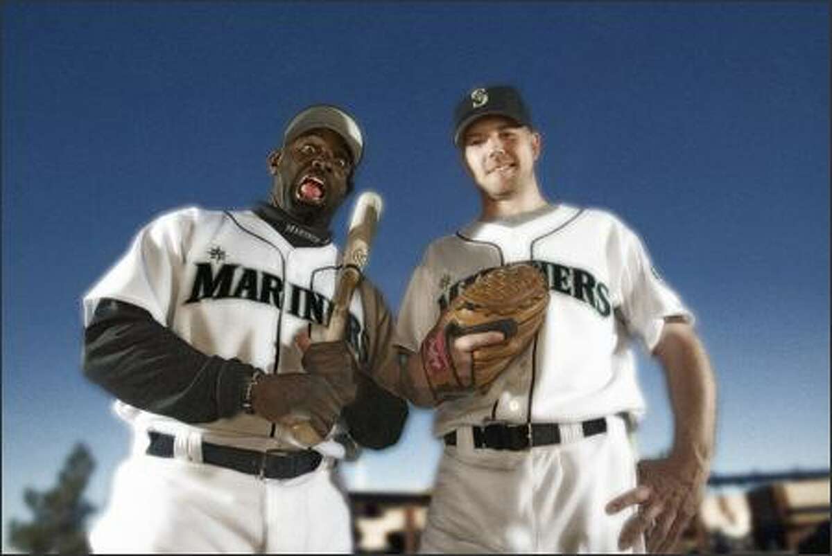 New Seattle Mariners Carl Everett and Jarrod Washburn hope to add some personality and production to the team.