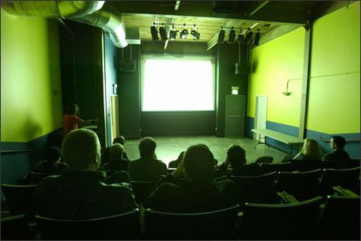 Novice and professional filmmakers show their creations to an audience for feedback once a month at 911 Media Arts Center's Open Screening night.