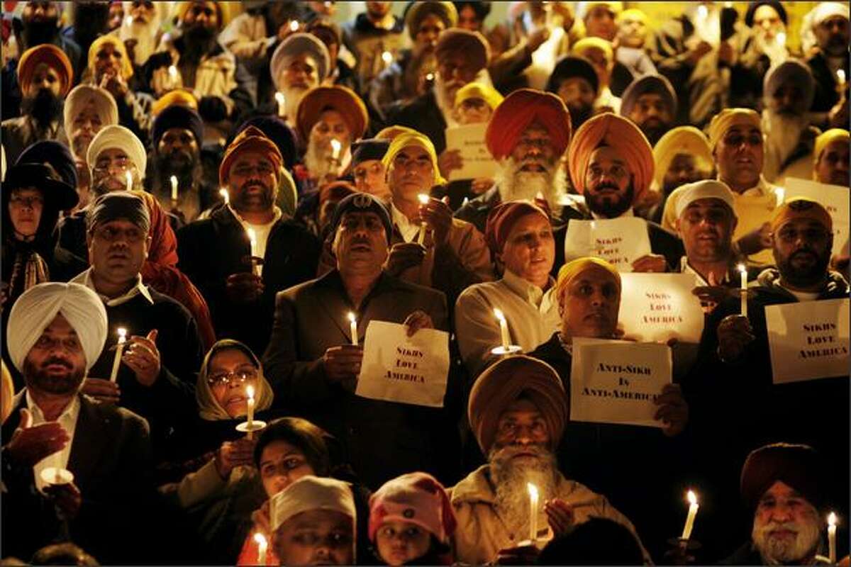 Hundreds of Sikh's held a vigil for Sukhvir Singh at Gurdwara Singh Sabha. Singh, a Sikh cab driver from Seattle, was assaulted by a passenger over the Thanksgiving weekend.