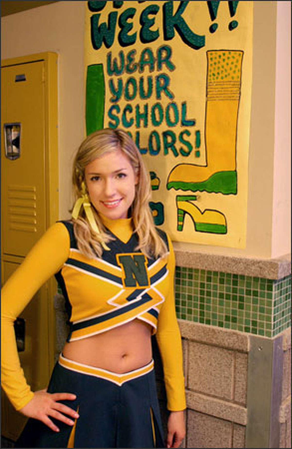 Kristin Cavallari will play a gay cheerleader on UPN's "Veronica Mars."