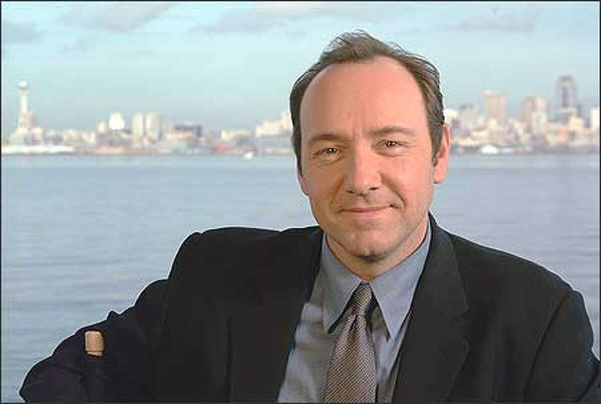 Kevin Spacey in Seattle on Jan. 21, 2003.