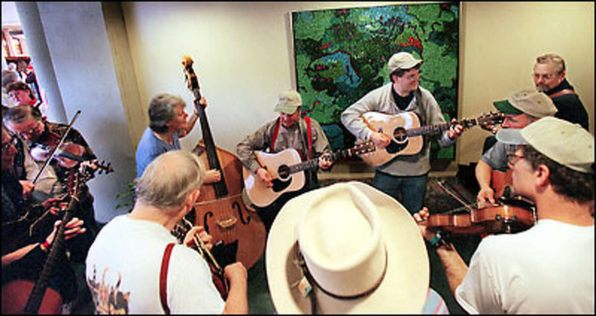 The eighth year of Wintergrass, Tacoma's annual bluegrass music festival, kicked off yesterday at the Tacoma Sheraton with workshops, performances and impromptu jams in every available corridor of the hotel. About 3,000 to 4,000 musicians and fans of bluegrass, celtic, blues, folk, cajun and country are expected to attend the more than 80 performances through tomorrow. Ticket information for the festival can be found at www.wintergrass.com