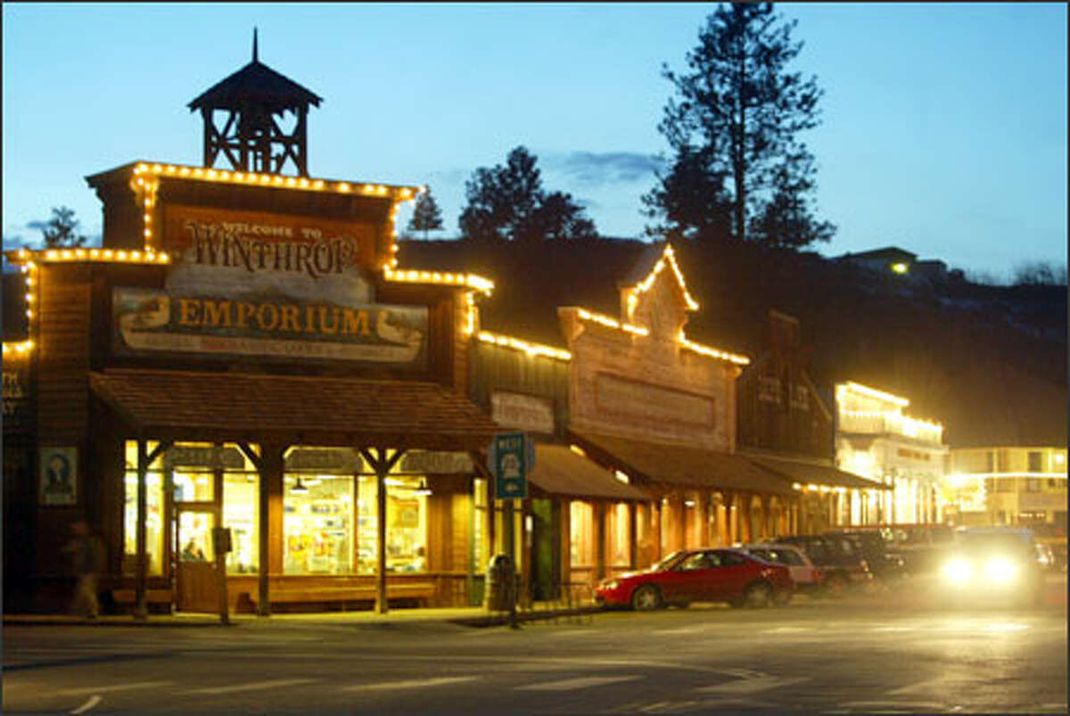 Merchants in Winthrop on the east side of the Cascades always look forward to the highway's reopening and do so especially after this year's mild winter.