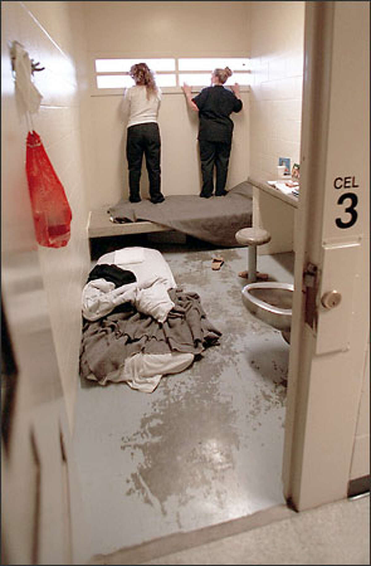 An interior view of a Snohomish County Jail cell, pictured in a file photo.